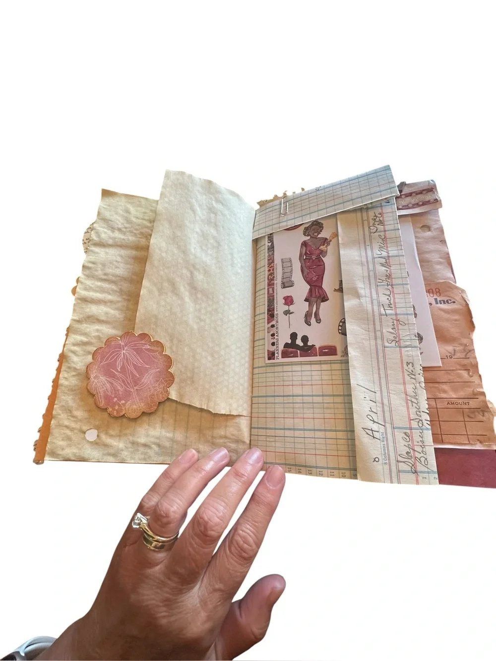 Handmade Junk Journal Theatre Theme One of a Kind